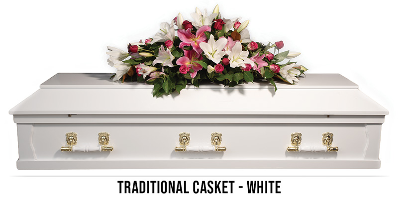 Traditional-Casket---White